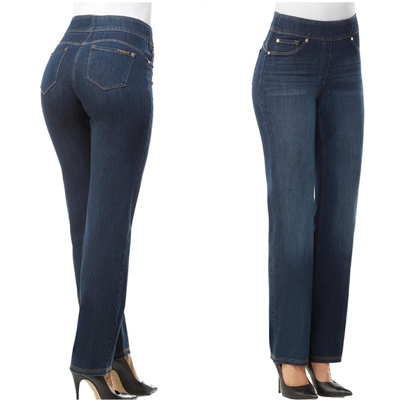 New Nygard Luxe Denim Slim Straight Leg 